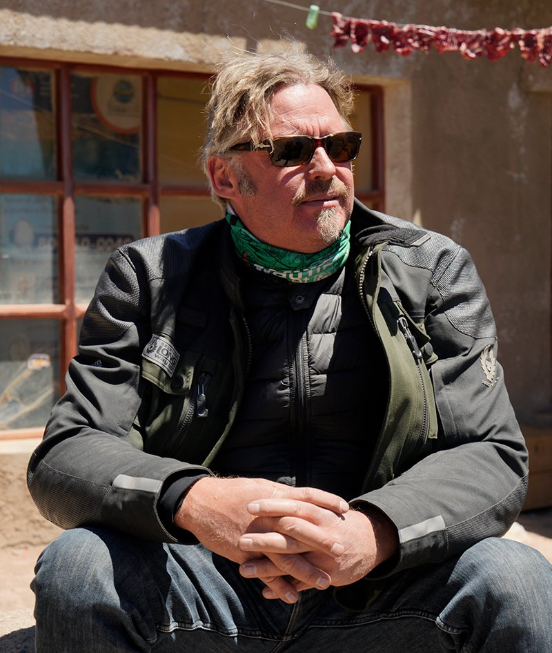 Charley Boorman Long Way Up lifestyle